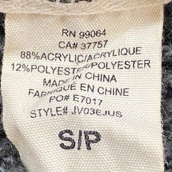 BILLABONG Long Sleeve Open Knit Pullover Sweater Dark Gray S 62-9 - Picture 13 of 14